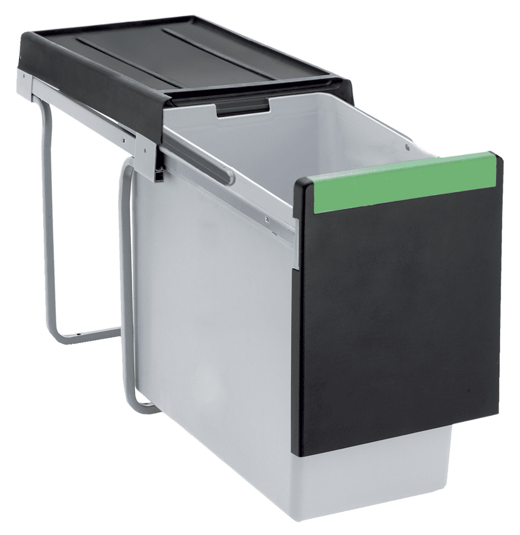Carron Phoenix Linea 130 Kitchen Waste Bin 1x30L Pull Out Cabinet Door