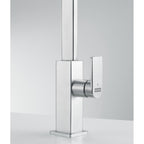 Franke Mythos Stainless Steel Single Lever Kitchen Tap L-Spout Swivel 317mm