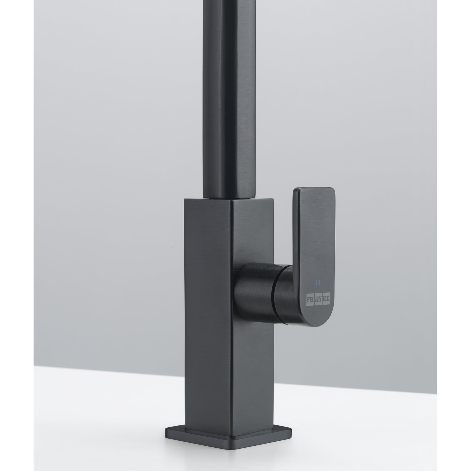 Franke Mythos Industrial Black Pull Out Nozzle Kitchen Tap L-Spout 348mm