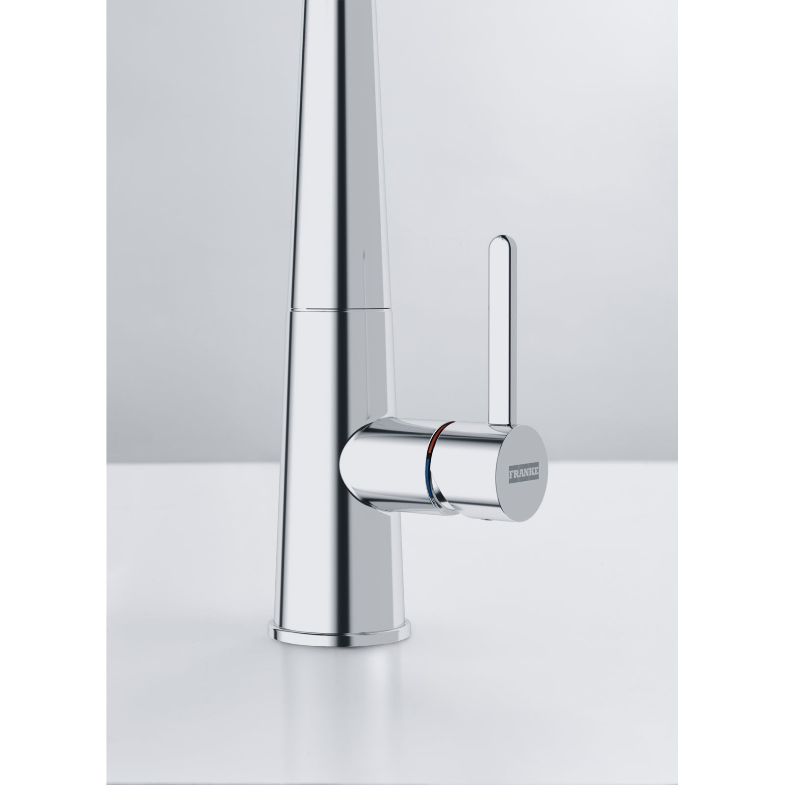 Franke Icon Pull Out Kitchen Tap Double Jet Shower Chrome Brass 355mm