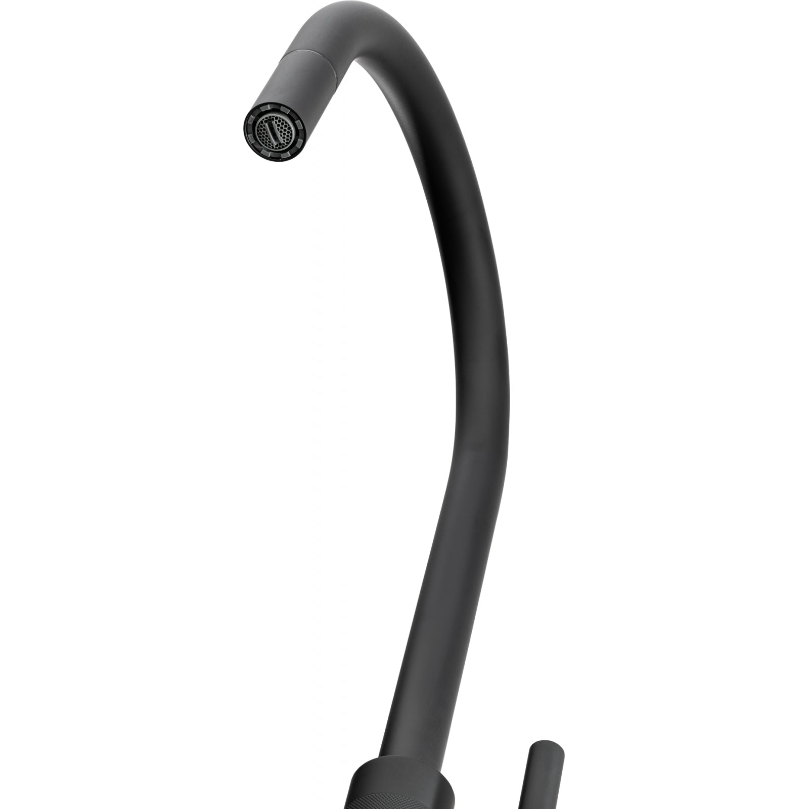 Franke Tessuto Matt Black Pull Out Nozzle Kitchen Tap Brass J-Spout 455mm