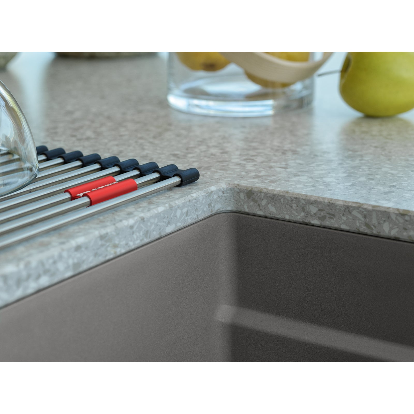 Franke Kubus KNG 120 Granite Undermount 1.5 Bowl Stone Grey Kitchen Sink