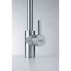 Franke Eos Neo Anthracite Pull Down Spray Kitchen Tap Stainless Steel