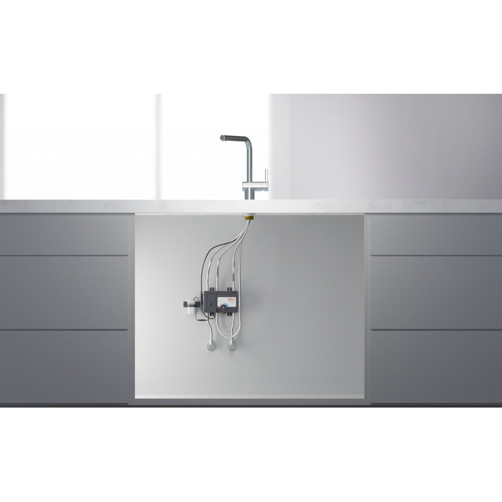 Franke Atlas Neo Sensor Stainless Steel Kitchen Tap L-Spout Swivel 297mm