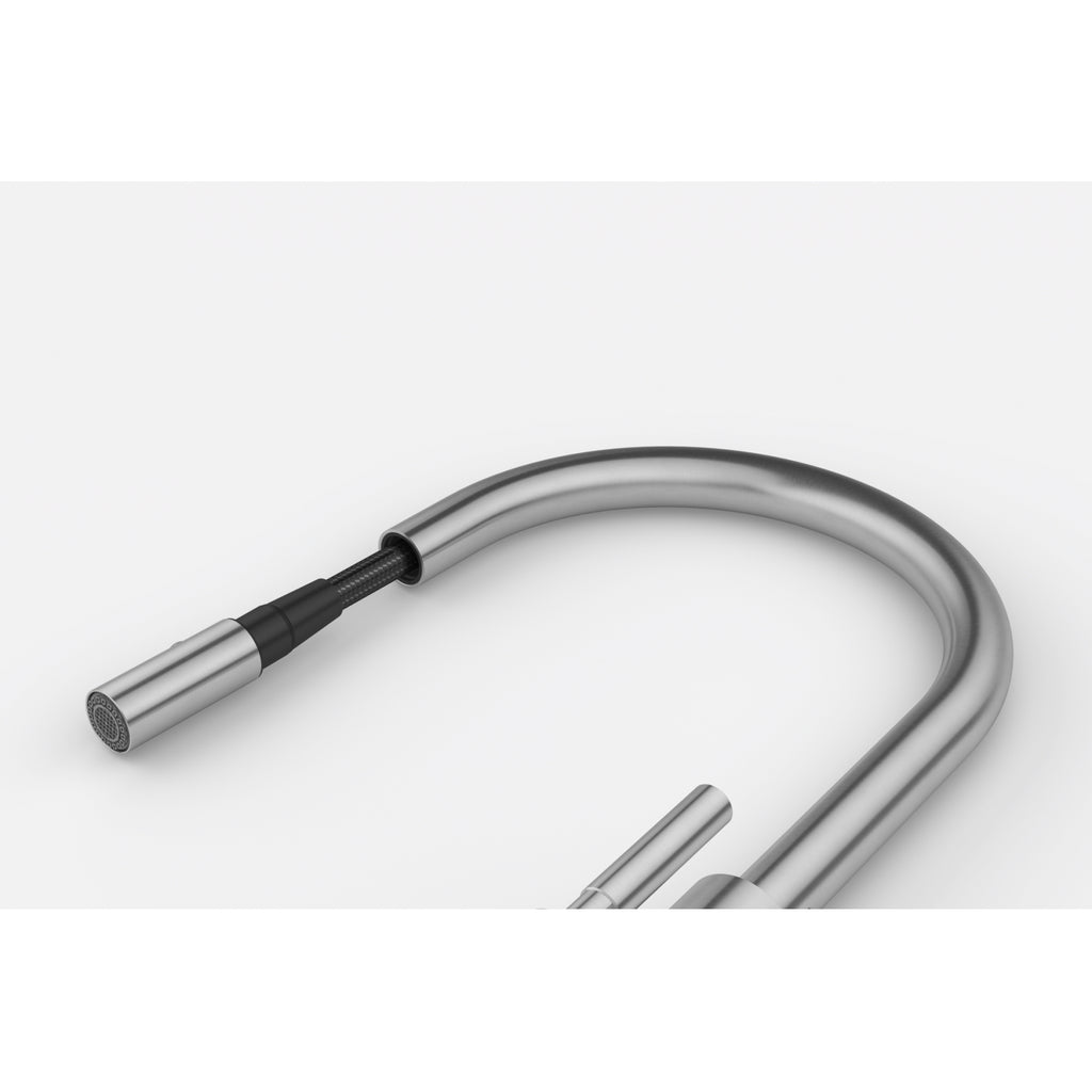 Franke Mythos Masterpiece Stainless Steel Pull Down Spray Kitchen Tap 466mm