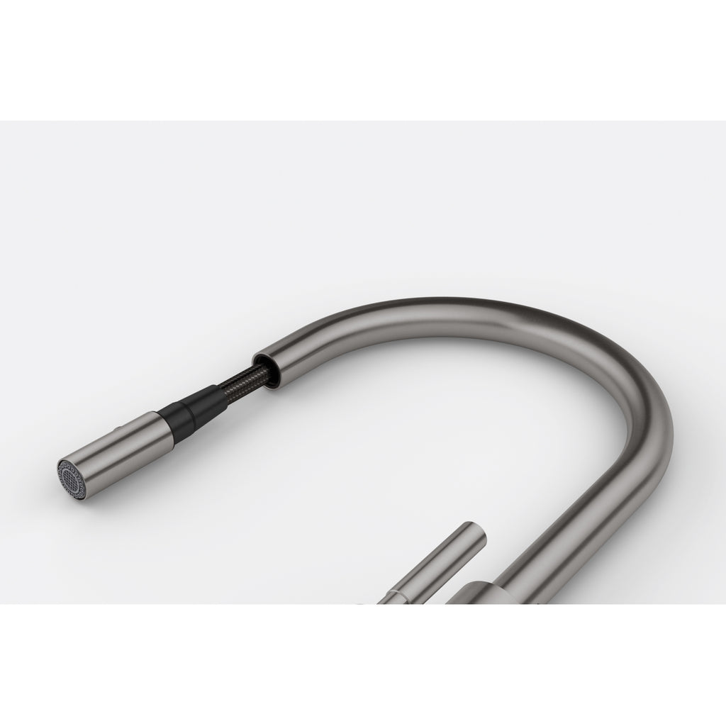 Franke Mythos Masterpiece Anthracite Pull Down Spray Kitchen Tap 466mm