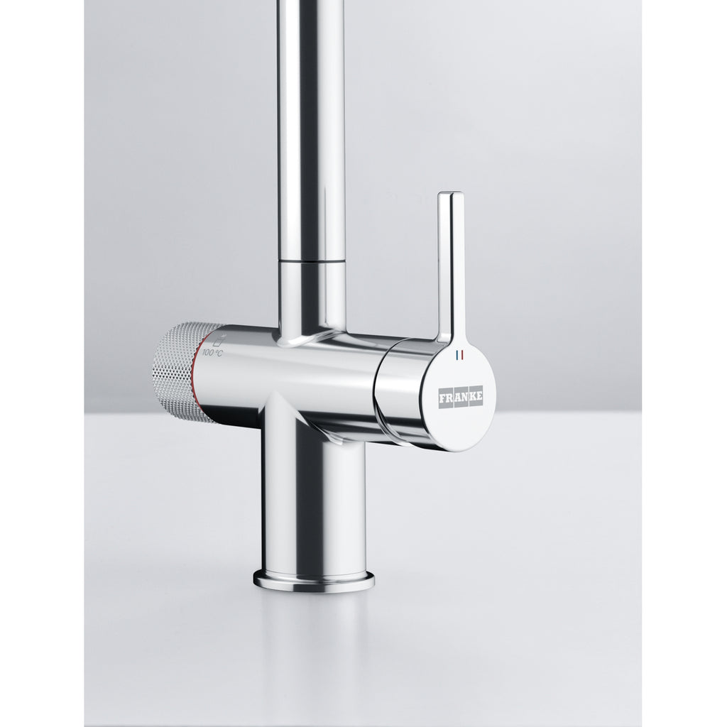 Franke Maris Water Hub 3-in-1 Mechanical Boiling Tap Chrome 4L Kitchen