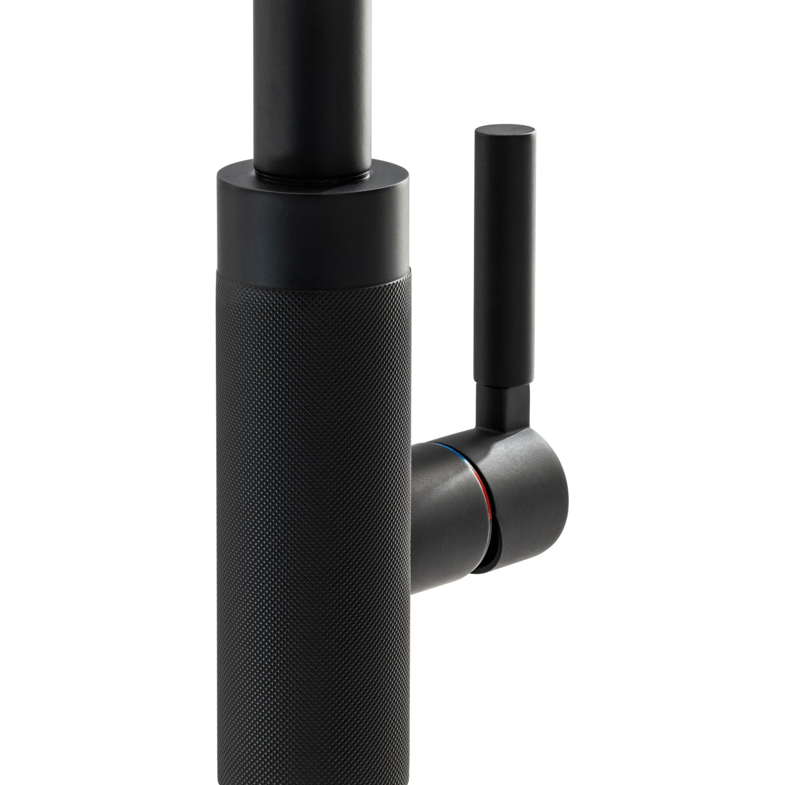 Franke Tessuto Matt Black Pull Out Nozzle Kitchen Tap Brass J-Spout 455mm