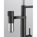 Franke Vital Capsule 3-in-1 Filter Semi-Pro Tap Industrial Black Kitchen