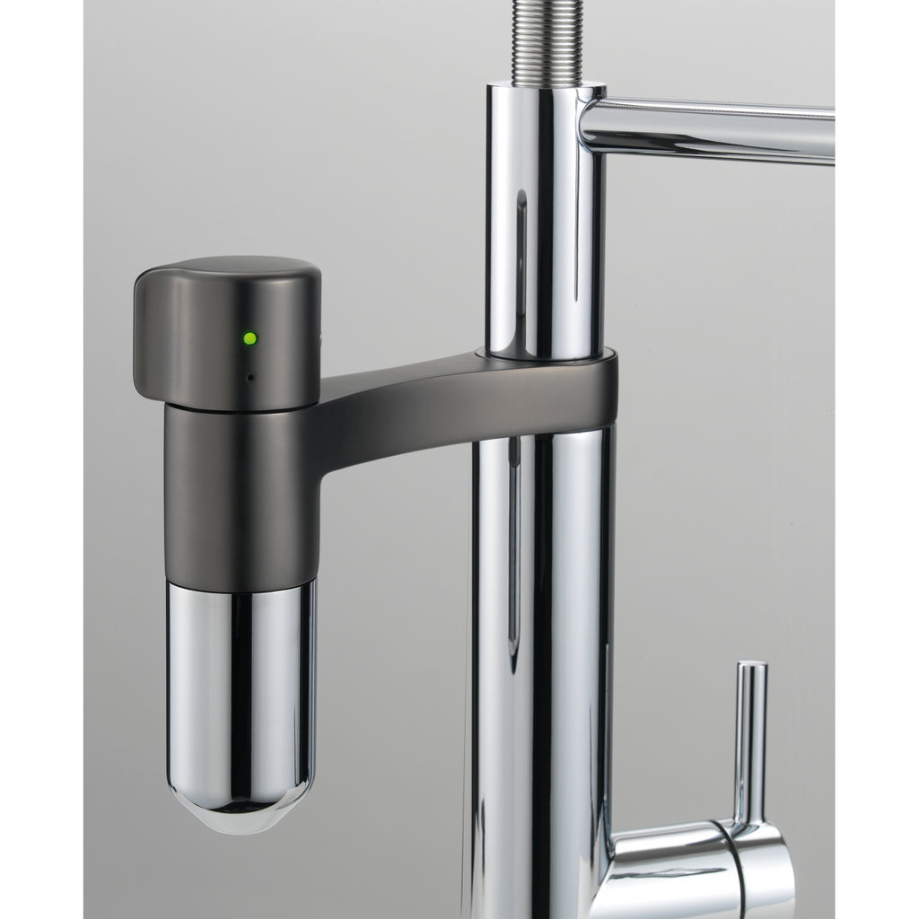 Franke Vital Capsule 3-in-1 Filter Semi-Pro Tap Chrome Gunmetal Kitchen