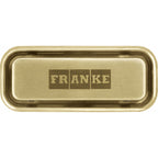 Franke Maris Kubus Overflow Plate Gold Stainless Steel PVD Kitchen Sink