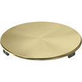 Franke Maris Round Drain Cover Gold Stainless Steel PVD Kitchen Sink