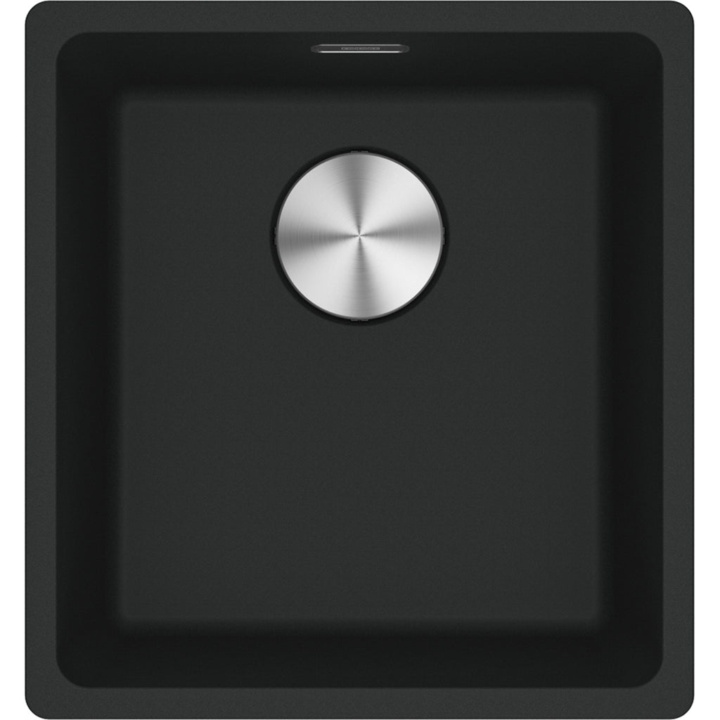 Franke Maris MRG 110-37 Granite Undermount 1 Bowl Matt Black Kitchen Sink