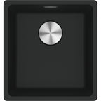 Franke Maris MRG 110-37 Granite Undermount 1 Bowl Matt Black Kitchen Sink