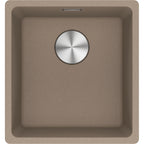 Franke Maris MRG 110-37 Granite Undermount 1 Bowl Oyster Kitchen Sink