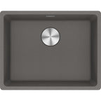 Franke Maris MRG 110-52 Granite Undermount 1 Bowl Stone Grey Kitchen Sink