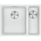 Franke Maris MRG 160 Granite Undermount 1.5 Bowl Polar White Sink RHSB