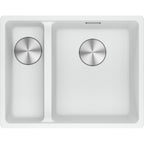Franke Maris MRG 160 Granite Undermount 1.5 Bowl Polar White Sink LHSB