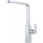 Franke Mythos Stainless Steel Single Lever Kitchen Tap L-Spout Swivel 317mm