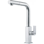 Franke Mythos Stainless Steel Pull Out Nozzle Kitchen Tap L-Spout 348mm