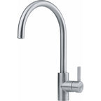 Franke Eos Neo Stainless Steel Single Lever Kitchen Tap J-Spout Swivel