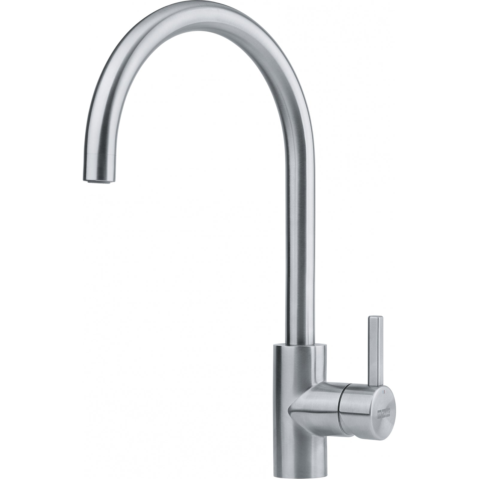 Franke Eos Neo Stainless Steel Single Lever Kitchen Tap J-Spout Swivel