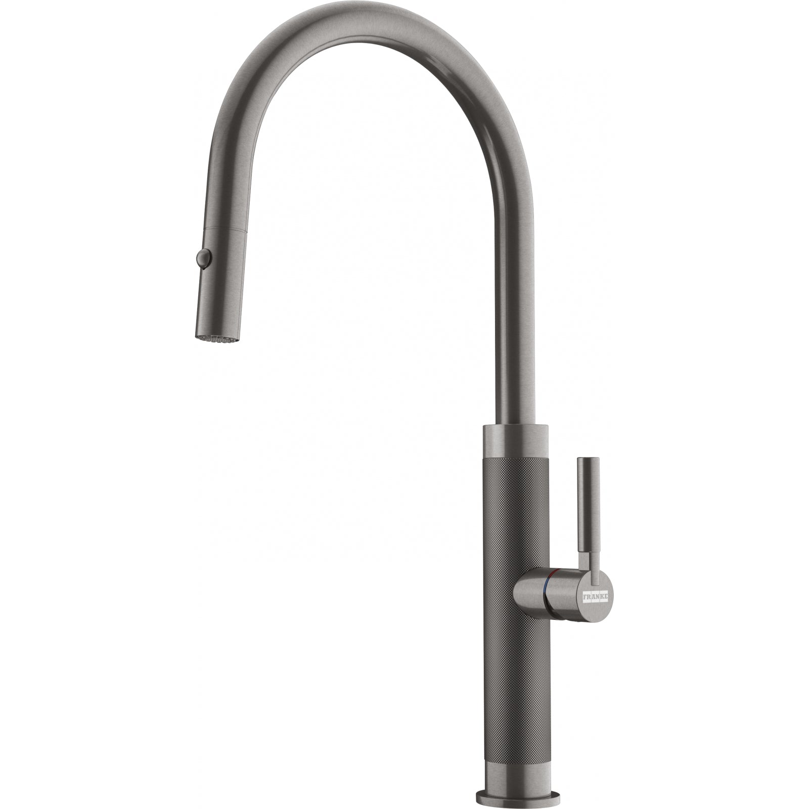 Franke Mythos Masterpiece Anthracite Pull Down Spray Kitchen Tap 466mm