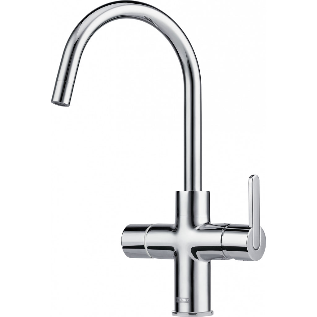 Franke Minerva Electronic 4-in-1 Boiling Water Tap Chrome Brass Kitchen