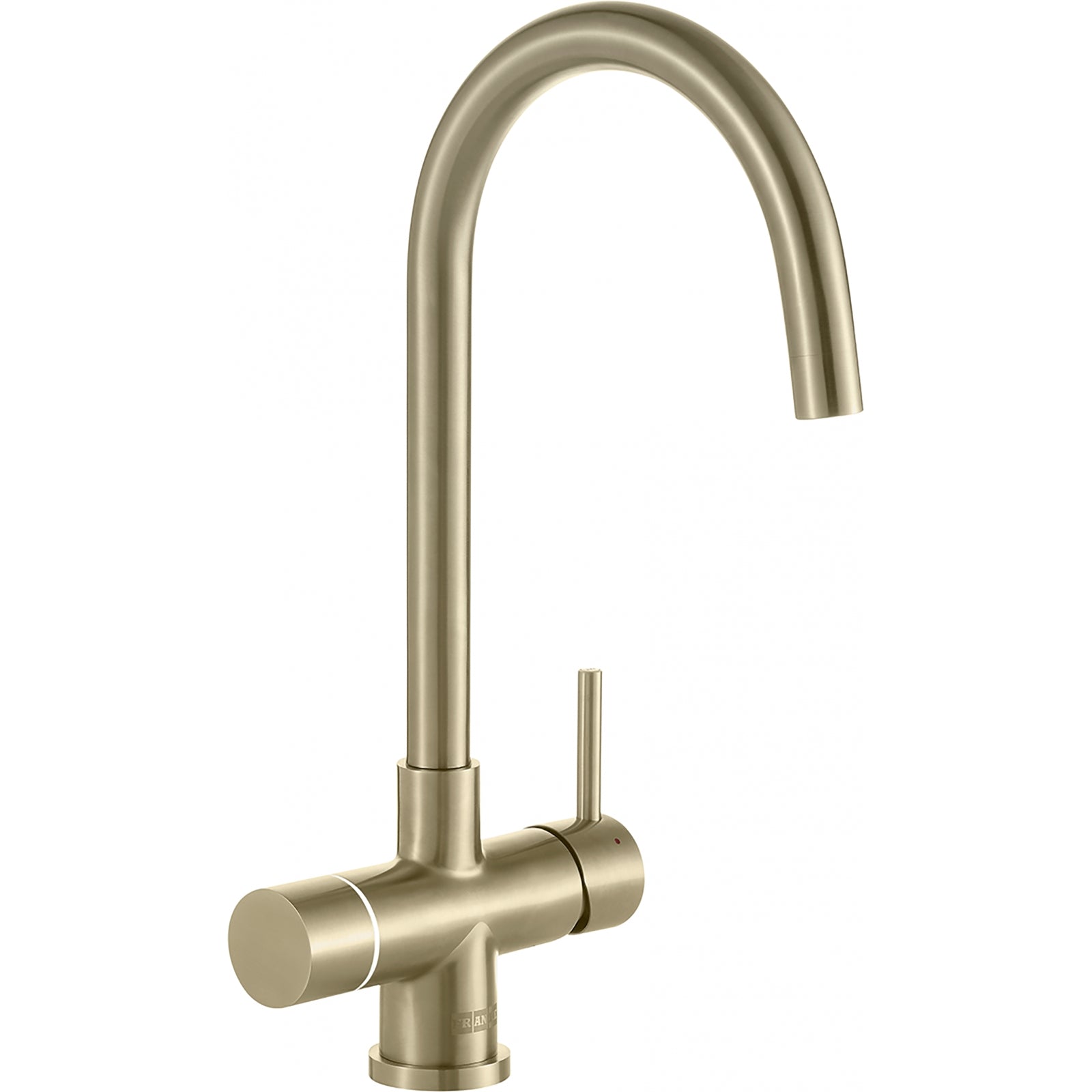 Franke Minerva Helix 4-in-1 Boiling Water Tap Champagne Gold Kitchen