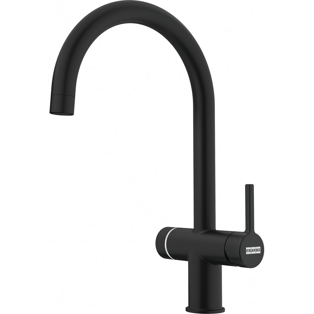 Franke Maris Water Hub 3-in-1 Electronic Boiling Tap Matt Black 7L Kitchen