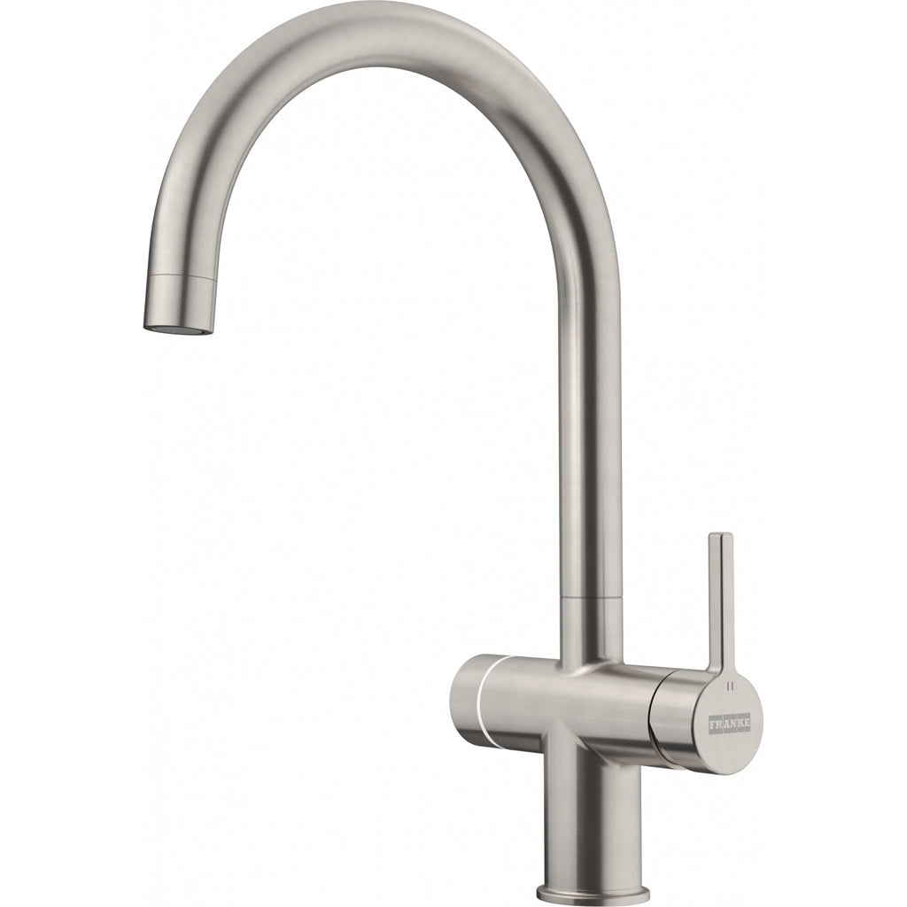Franke Maris Water Hub 3-in-1 Electronic Boiling Tap Decor Steel Kitchen
