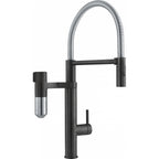 Franke Vital Capsule 3-in-1 Filter Semi-Pro Tap Industrial Black Kitchen