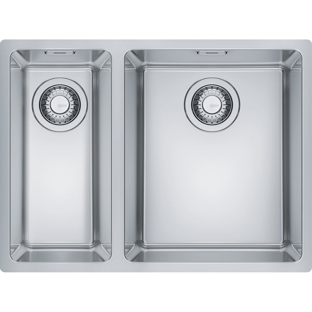 Franke Maris MRX 260 Undermount 1.5 Bowl Stainless Steel Kitchen Sink