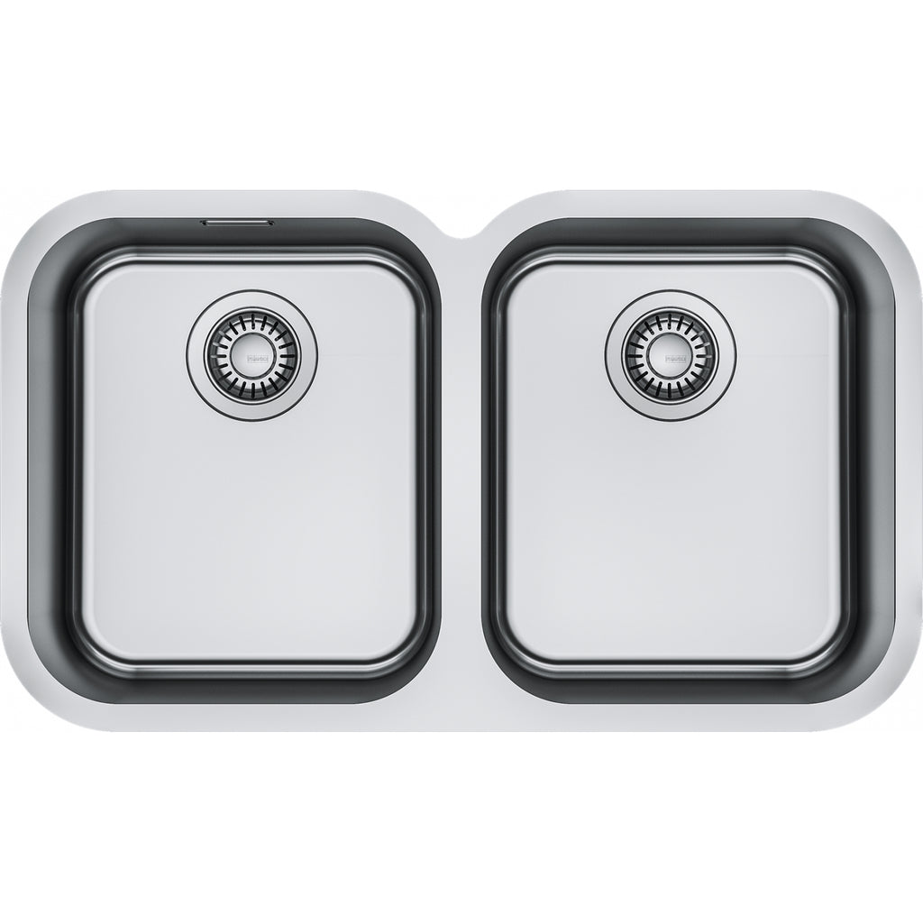 Franke Smart SRX 120 Undermount 2 Bowl Stainless Steel Kitchen Sink 34-34