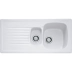 Franke Elba ELK 651 Ceramic 1.5 Bowl White Kitchen Sink 990x500mm Inset