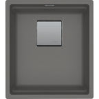 Franke Kubus KNG 110-37 Granite Undermount 1 Bowl Stone Grey Kitchen Sink