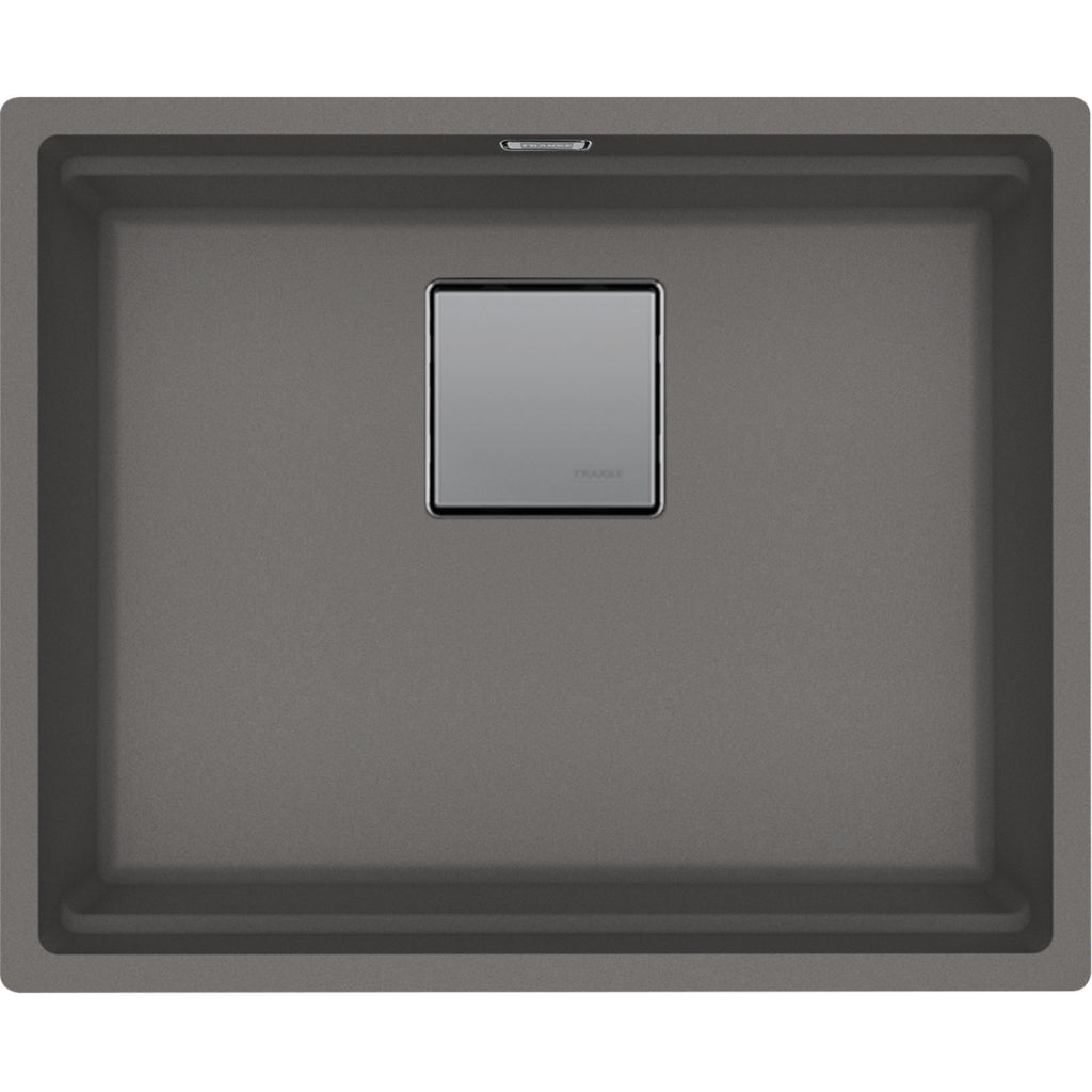 Franke Kubus KNG 110-52 Granite Undermount 1 Bowl Stone Grey Kitchen Sink