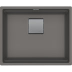 Franke Kubus KNG 110-52 Granite Undermount 1 Bowl Stone Grey Kitchen Sink