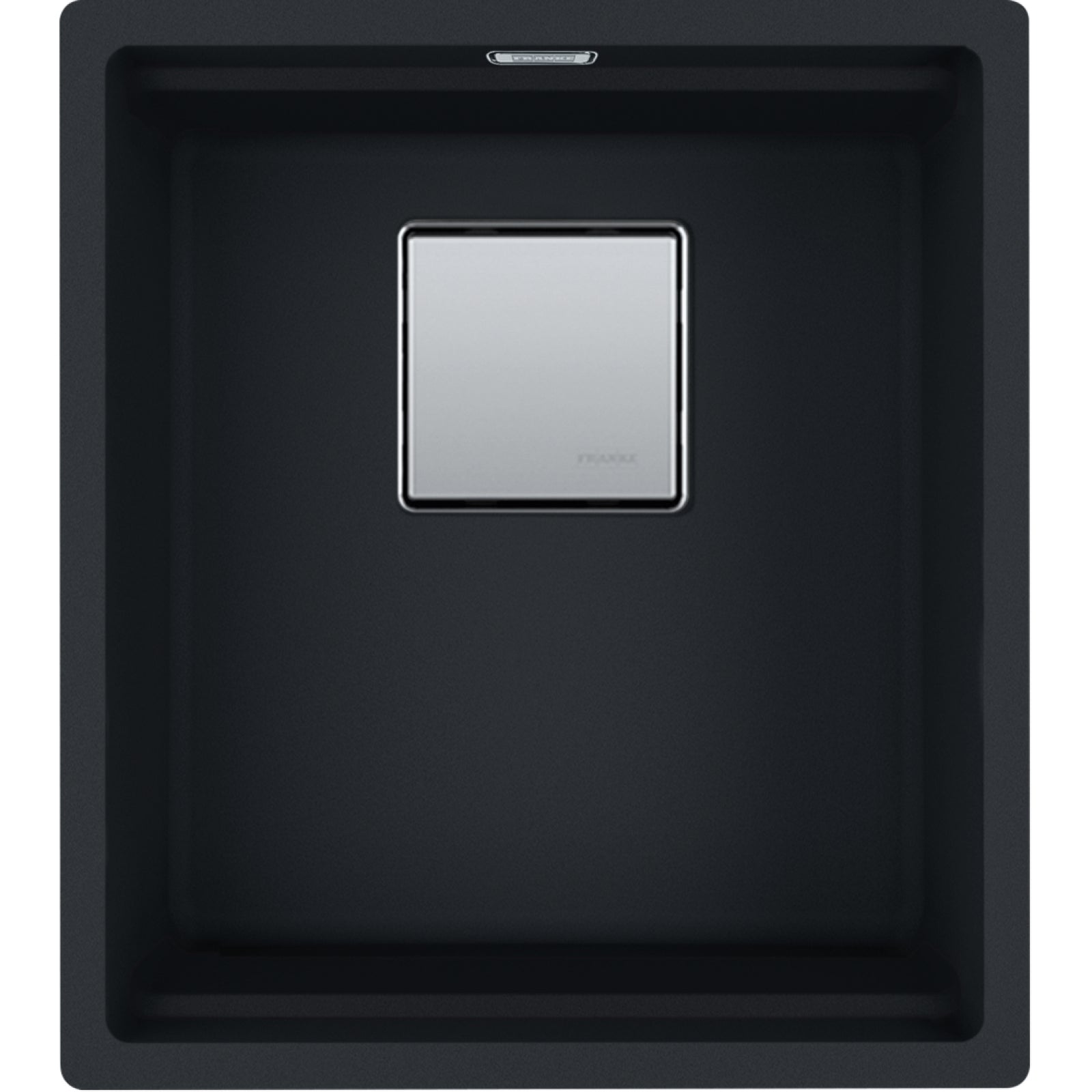 Franke Kubus KNG 110-37 Granite Undermount 1 Bowl Matt Black Kitchen Sink