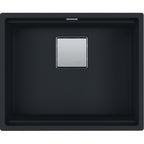 Franke Kubus KNG 110-52 Granite Undermount 1 Bowl Matt Black Kitchen Sink