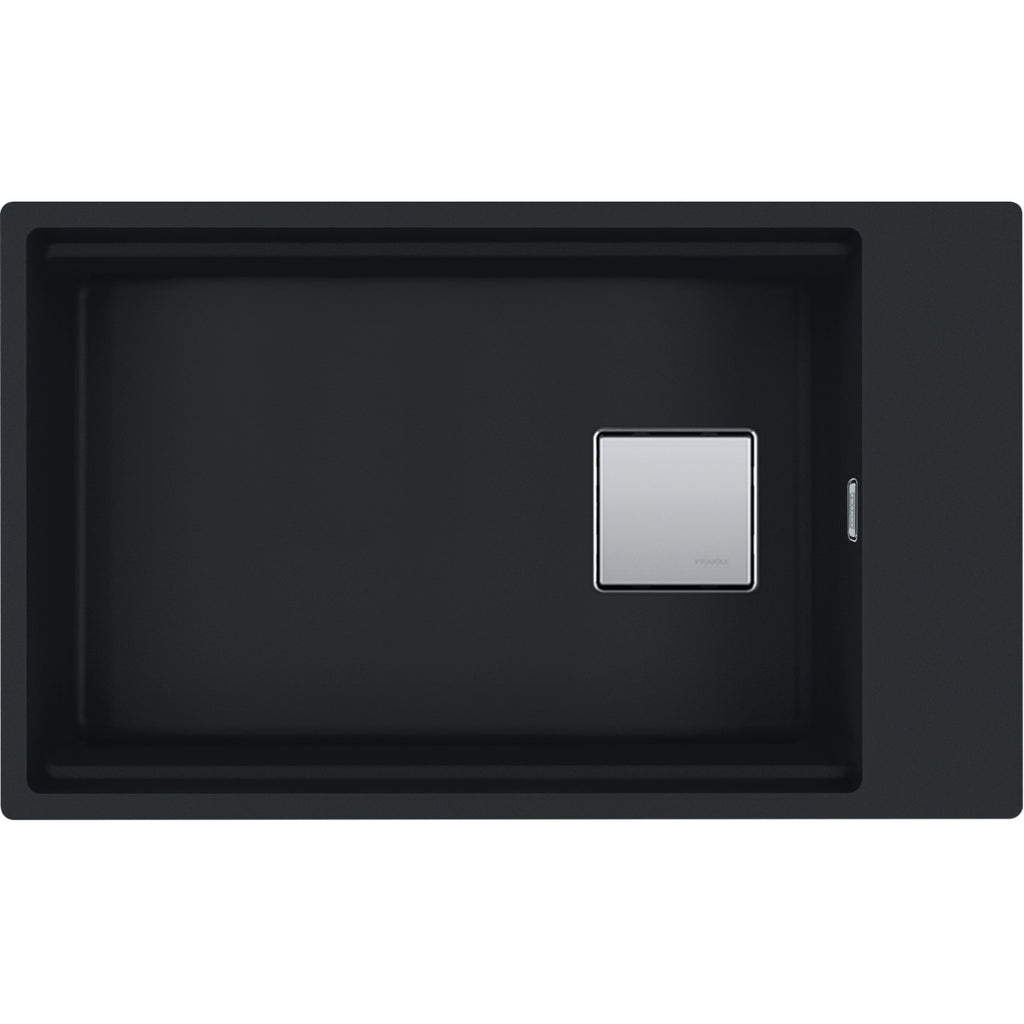 Franke Kubus KNG 110-62 Granite Undermount 1 Bowl Matt Black Kitchen Sink