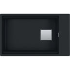 Franke Kubus KNG 110-62 Granite Undermount 1 Bowl Matt Black Kitchen Sink