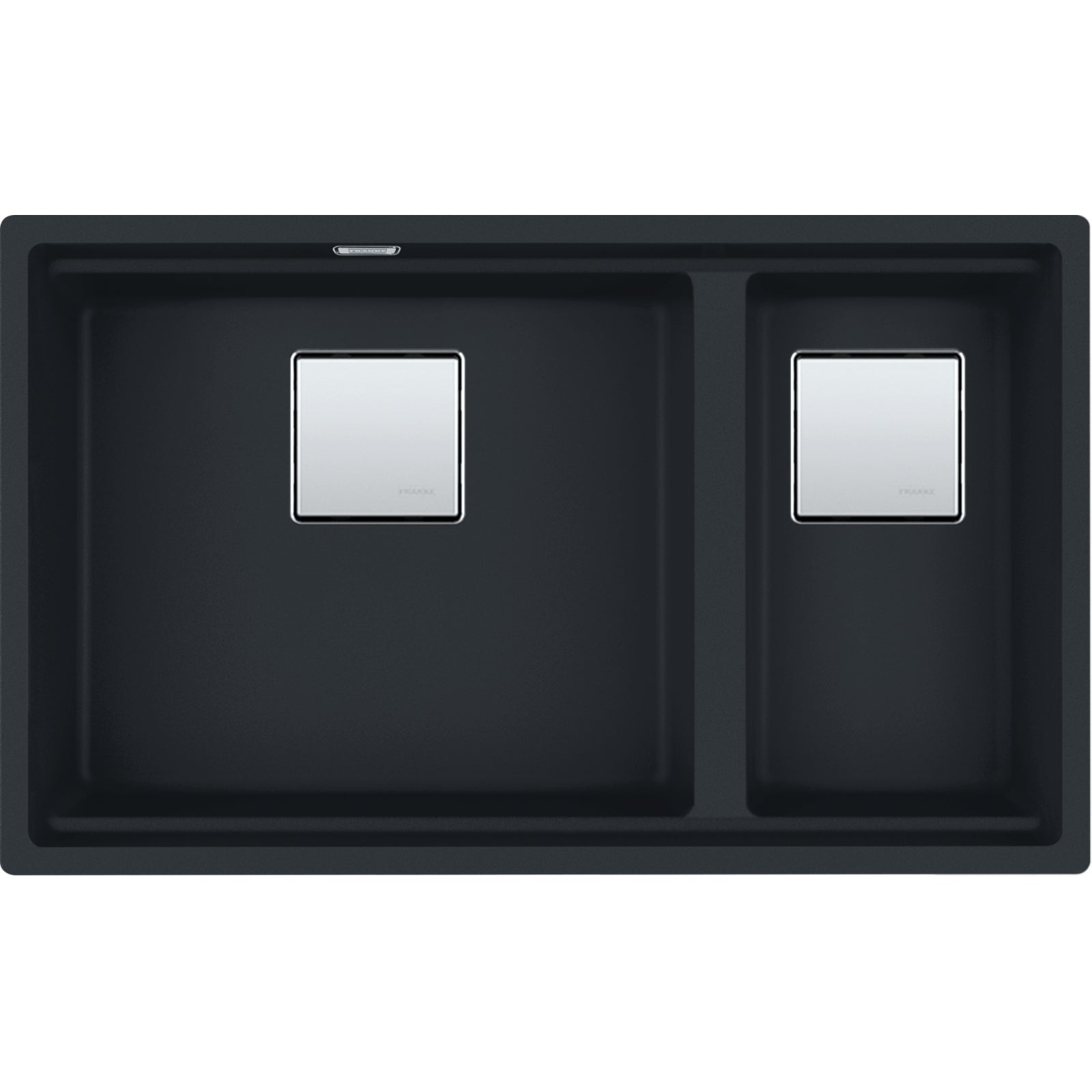 Franke Kubus KNG 120 Granite Undermount 1.5 Bowl Matt Black Kitchen Sink