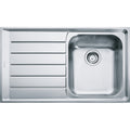 Franke Neptune NEX 211 Inset 1 Bowl Stainless Steel Kitchen Sink LH Drainer