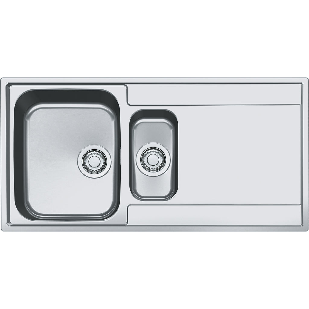 Franke Maris MRX 251 Inset 1.5 Bowl Stainless Steel Kitchen Sink RH Drainer