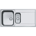 Franke Maris MRX 251 Inset 1.5 Bowl Stainless Steel Kitchen Sink RH Drainer