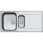 Franke Maris MRX 251 Inset 1.5 Bowl Stainless Steel Kitchen Sink RH Drainer