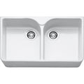 Franke Belfast VBK 720 Ceramic 2 Bowl White Kitchen Sink Butler Style