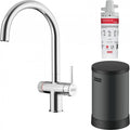 Franke Maris Water Hub 3-in-1 Mechanical Boiling Tap Chrome 4L Kitchen