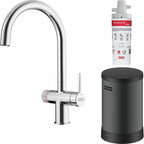 Franke Maris Water Hub 3-in-1 Mechanical Boiling Tap Chrome 4L Kitchen
